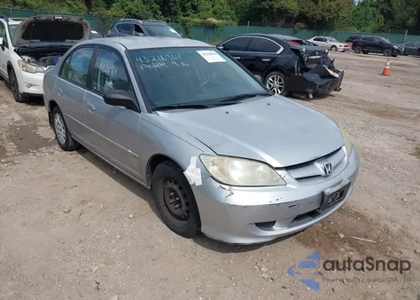 2005 Honda Civic Lx z USA, uszkodzony, nr VIN 2HGES16695H538850